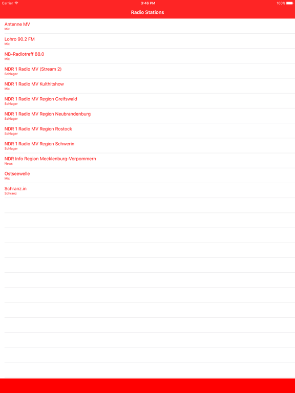Screenshot #4 pour Radio Mecklenburg-Vorpommern FM - Live online Musik Stream von deutschen Radiosender hören
