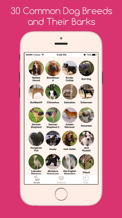 Dog Breeds: Dogs barking sounds, identification, whisperer, emotional free
