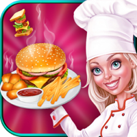 Fast Food Fever Chef Cooking Story - Maker and Restaurant Shop Girls Games