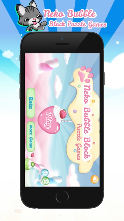 Neko Bubble Block Puzzle Games screenshot-4