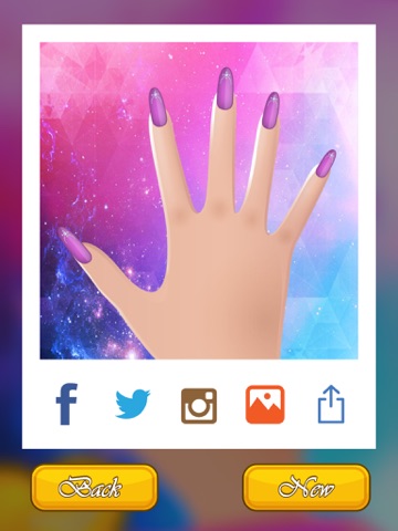 Glamour Nails Art Studio - Create Popular and Fashionable Manicure Nail Design.s iPad screenshot