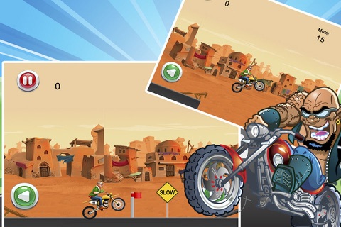 AAA Sports Bike - Offroad Stunt Racing screenshot 2