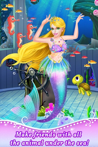 Princess Mermaid Fashion Star - Spa, Salon & Makeover Game for Girls screenshot 2