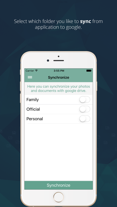 Personal Document Manager iPhone screenshot