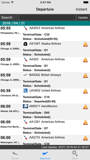 US New York LaGuardia Airport Flight Info(圖2)-速報App