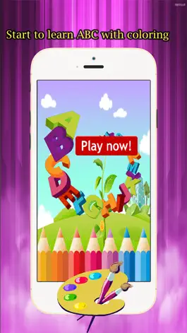 Game screenshot ABC Симпатичный алфавит Раскраска дети возраст 1-6 mod apk