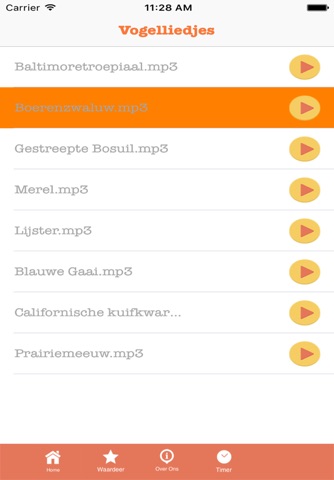 Vogelliedjes screenshot 3