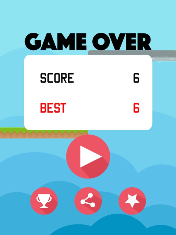 Color Red Geometry Bird Square Blok Jump Dash Spikes screenshot 7