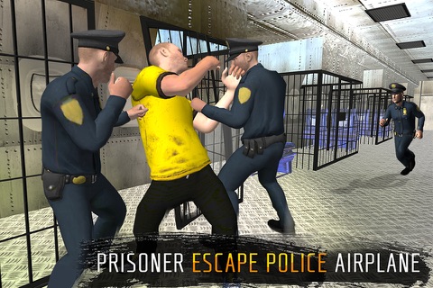 Prisoner Escape Police Airplane - Prison breakout mission in criminal transporter aircraft game screenshot 3