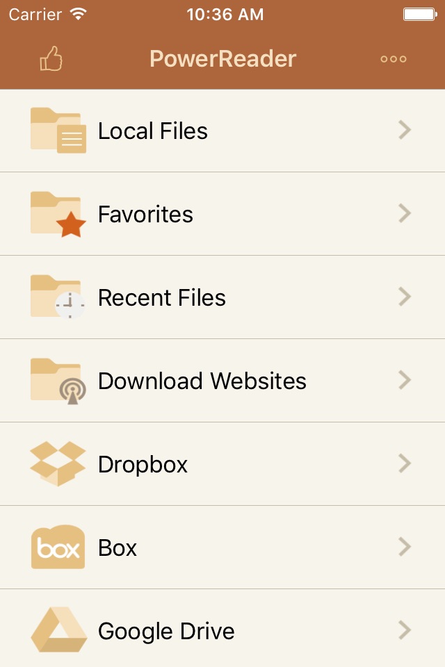 iPhone screenshot