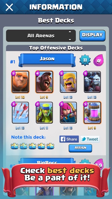 Screenshot #2 pour Best Guide for Clash Royale - Deck Builder & Tips