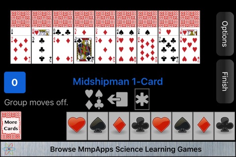 Midshipman Solitaire screenshot 2