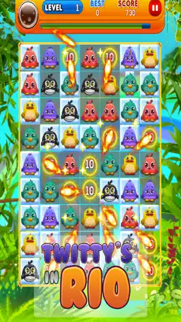 Game screenshot Twittys in Rio - Free Birds Puzzle Game apk