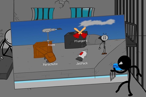 Stickman Prison Escape Sim screenshot 2