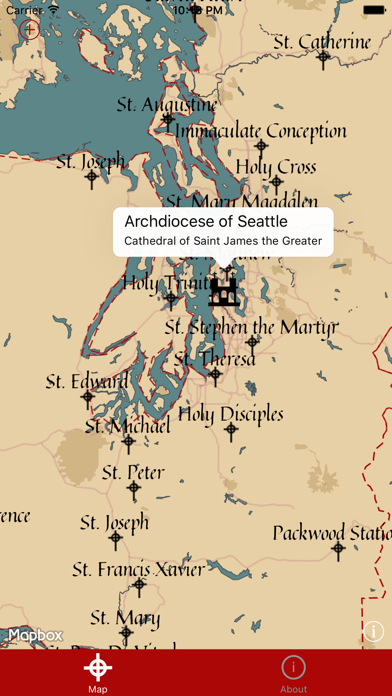 Catholic Church Explorer app screenshot