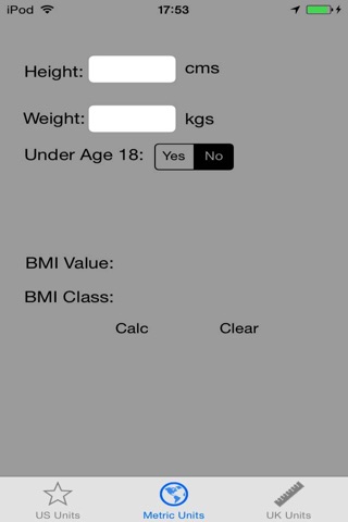 Polar BMI Free screenshot 3