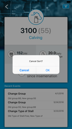 Afimilk Cow Info screenshot 2