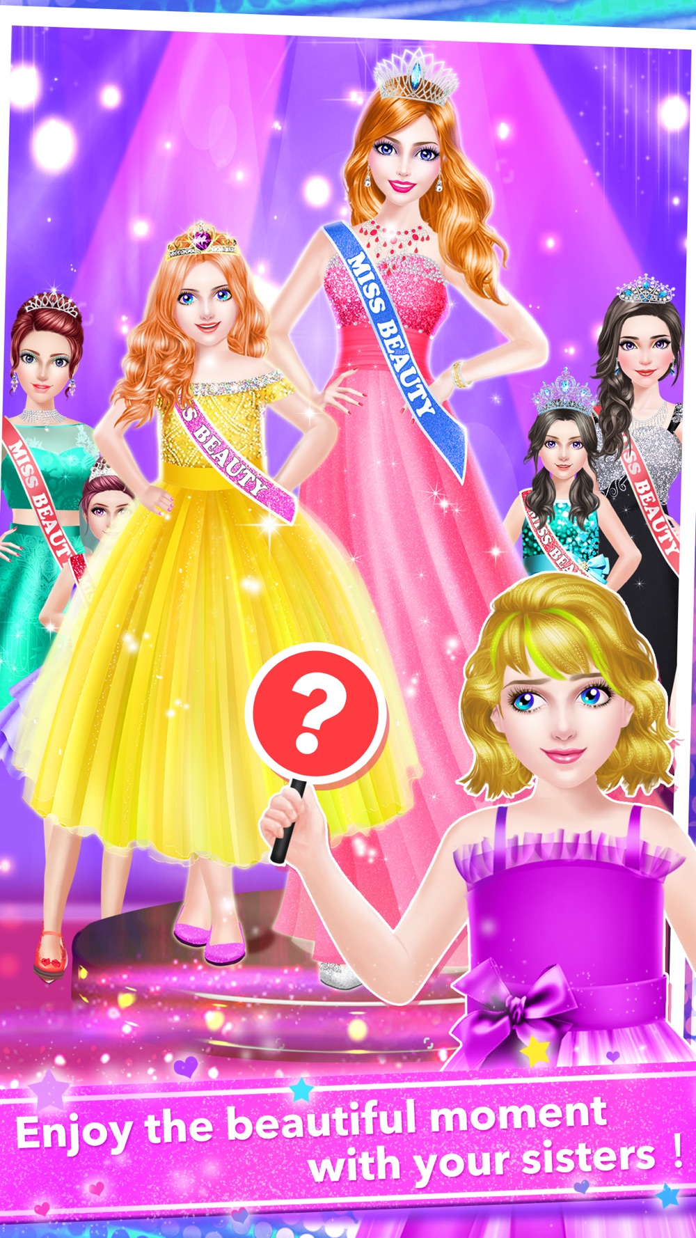 Sisters Beauty Contest - Pageant Queen Salon: Royal SPA, Makeup & Dressup Girls Game for FREE hack tool