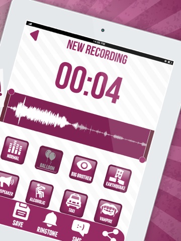 Voice Changer Ringtone Maker – Best Funny Sound.s Modifier with Special Effects iPad screenshot 2 - Entertainment app