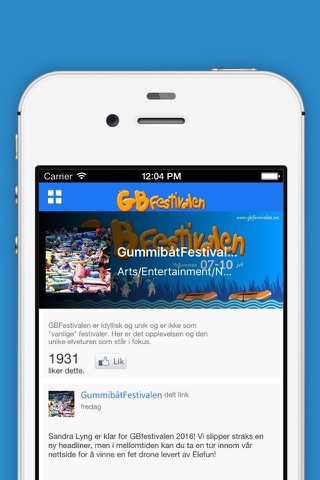 GBfestivalen - Vi leker ikke gummibåt screenshot 4