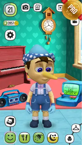 Game screenshot ! Мой Говорящий Буратино PRO: Говорящие Игры Куклы mod apk