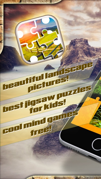 Screenshot #1 pour Énigmes Nature De Puzzle - Beaux Jeux Photo De Paysage De Puzzle Pour Le Cerveau