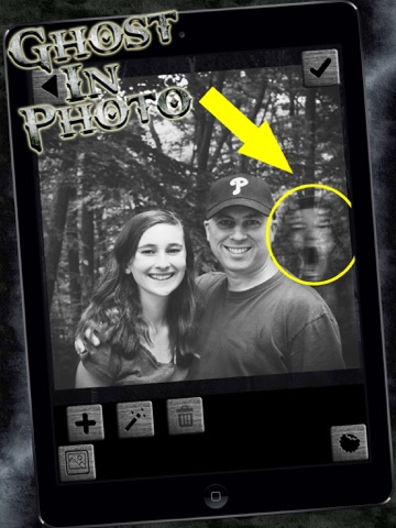 Ghost in Photo! - Super Scary Studio Editor and Ghost Radar with Horror Spirit Camera Stickers iPad screenshot