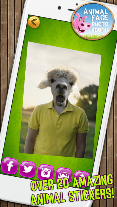 Screenshot #1 pour Animal Visage Photomaton - Animaux Autocollants