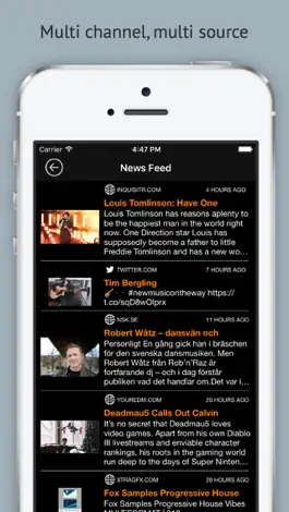 Game screenshot NewsRadar - Black Edition apk
