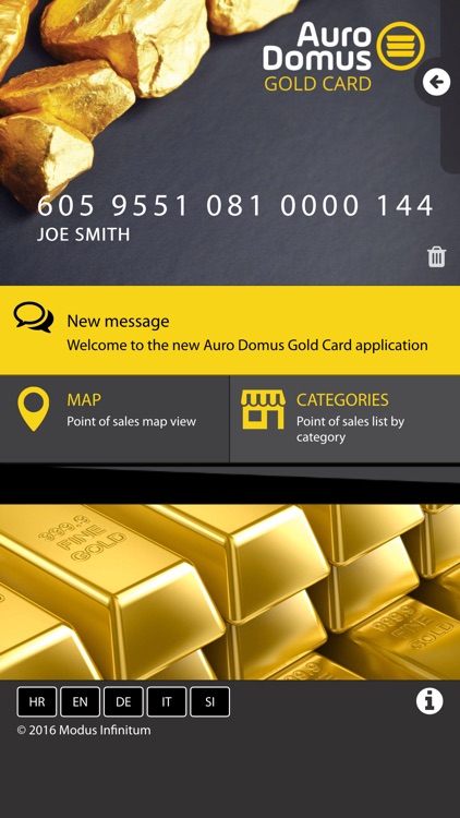 Auro Domus Gold Card