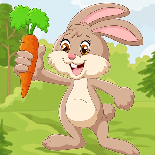 Jumping Bunny 2D - Dodge The Enemy, Tap to Hop and Bounce To Collect Carrots Icon