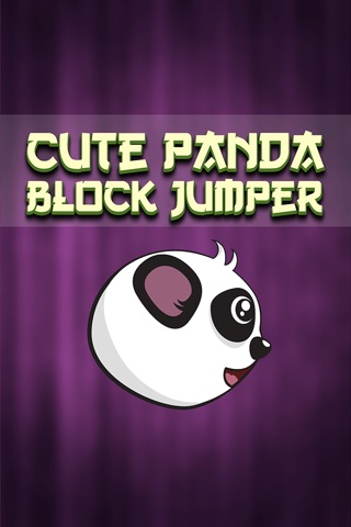 Cute Panda Block Jumper - new classic block running game screenshot 2