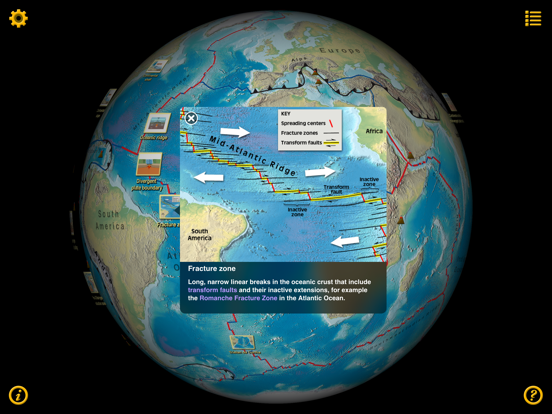 Screenshot #6 pour Plate Tectonics Visual Glossary and Atlas
