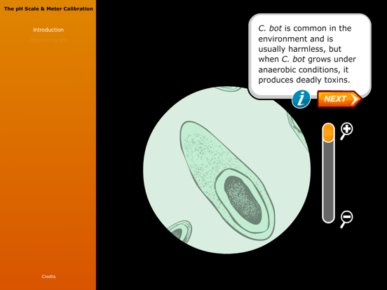 Virtual Labs: pH Scale and Meter Calibration iPad screenshot