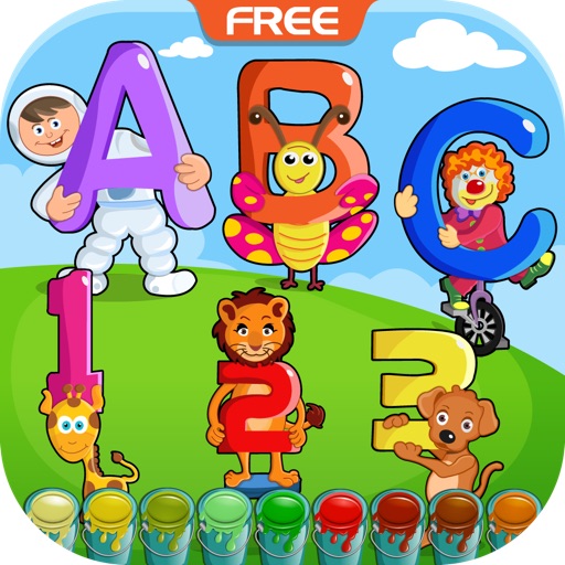 ABC123 Coloring Book Free by Duncan Luc