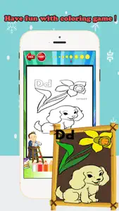 Coloring Book ABCs pictures: Finger drawing games screenshot #4 for iPhone