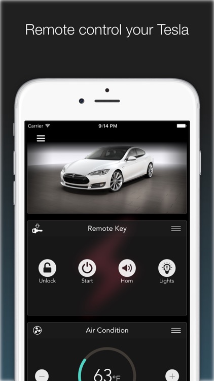 KeyMote - Remote for Tesla Model S & Model X screenshot-1