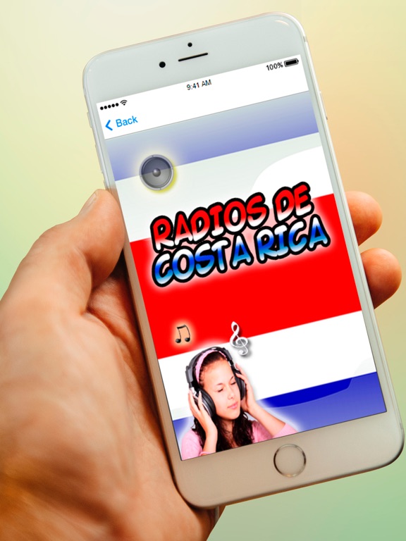 Radios de Costa Rica En Vivo AM FM Gratis iPad screenshot 1 - Music app