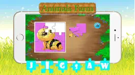 Game screenshot Cute Animals Farm Jigsaw Puzzles – Magic Amazing HD Puzzle Game Free for Kids and Toddler Learning Games mod apk