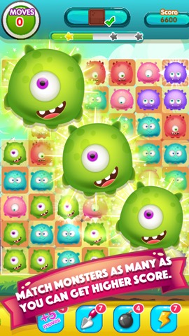 Monster Busters World : Awesome Matching Puzzleのおすすめ画像1