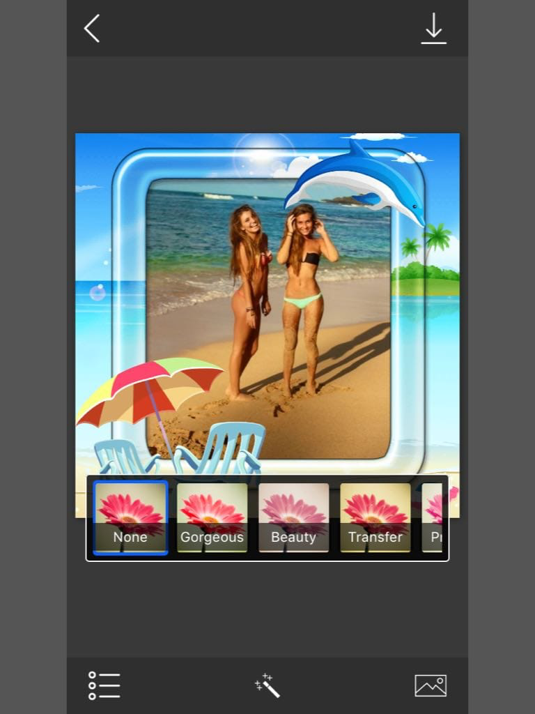 Holiday Beach Photo Frame - Photo Editor