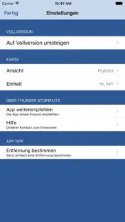 gewitter lite - entfernung zu blitzen berechnen iphone bildschirmfoto 3