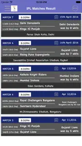 IPL T20 2017 Edition - Schedule,Live Score,Today Matches,Indian Premium Leagues screenshot #4 for iPhone