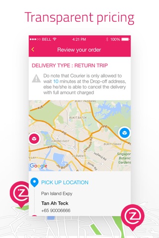 Zap Delivery - The fastest way to deliver anything screenshot 2