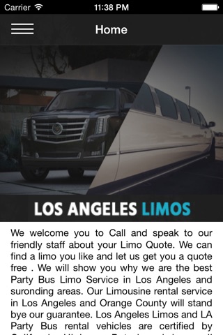 Los Angeles Limos screenshot 3