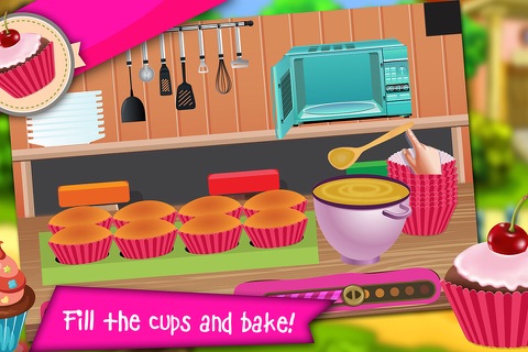 Papa Cupcakes Maker Bakery Game 2017 screenshot 4