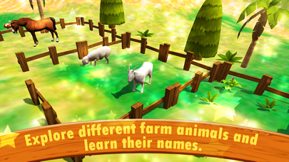 Screenshot #2 pour Village Farm Animals Kids Game - Children Loves Cat, Cow, Sheep, Horse & Chicken Games