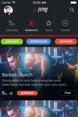 FitYo - Build Your Own Fitness App screenshot 2