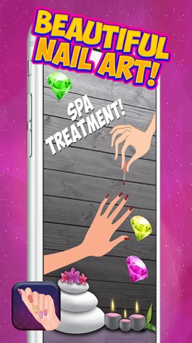 3D Nail Spa Salon – Cute Manicure Designs and Make.up Games for Girlsのおすすめ画像2