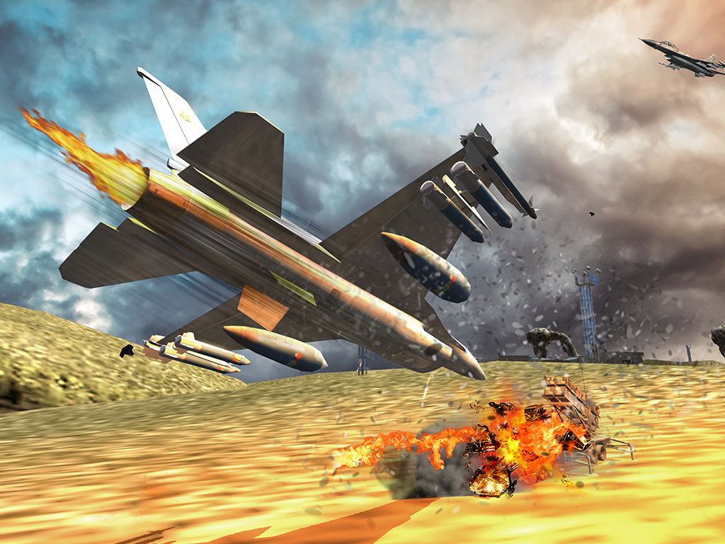 F16 Jet Air Battle Dogfight